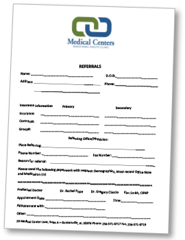 Marshall Family Medicine Wellness Form
